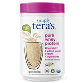 simply tera's frente del producto mostrando etiqueta clara y beneficios
