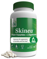 Health Thru Nutrition Skineu frontal del envase mostrando sello de calidad