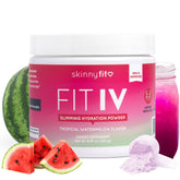 SkinnyFit frasco frontal Tropical Watermelon mostrando presentación y porciones