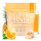 SkinnyFit frasco frontal sabor naranja piña mostrando envase y beneficios