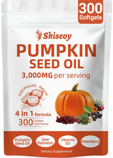 skiseoy envase frontal mostrando 300 softgels y beneficios