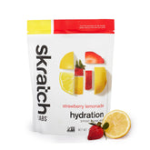 Skratch Labs frente del envase, claridad de ingredientes y beneficios