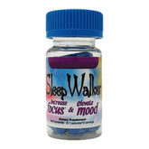 Sleep Walker frascos frontal mostrando los tres envases y la cantidad total de 60 cápsulas
