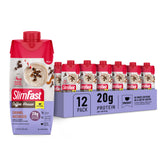 SlimFast frente del pack de 12 botellas mostrando conveniencia y sabor