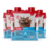 SlimFast front pack Rich Chocolate Royale mostrando envase y conveniencia