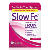 Slow Fe frente del empaque mostrando envase y beneficio de alta potencia