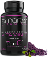 SmarterVitamins frasco frontal mostrando 60 cápsulas, conveniente para rutina diaria