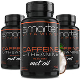 SmarterVitamins pack frontal tres botellas muestra suministro prolongado