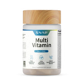 Snap Supplements frasco frontal mostrando diseño y conveniencia del suministro mensual
