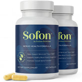 Sofon frontal del envase mostrando mezcla de nutrientes para soporte nervioso