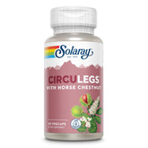SOLARAY frasco CircuLegs vista frontal y beneficios claros