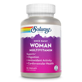 SOLARAY frente del envase mostrando fórmula diaria para mujer y beneficios