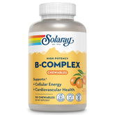 SOLARAY frasco frontal naranja masticables, conveniencia diaria