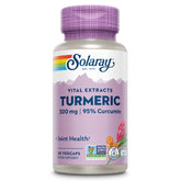 SOLARAY envase frontal mostrando cúrcuma 300 mg y beneficios claros