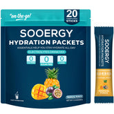 Sooergy sobre frontal mostrando diseño y conveniencia para hidratación rápida