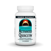 Source Naturals frasco frontal mostrando etiqueta y beneficios de quercetina
