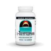 Source Naturals envase frontal mostrando cápsulas y cantidad 120 beneficios relajación
