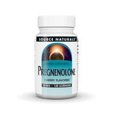 Source Naturals frasco frontal de Pregnenolone 25 mg, mostrándolo claramente para compra