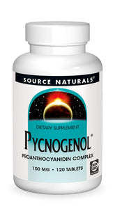 Source Naturals frasco frontal mostrando 120 tabletas y dosificación clara