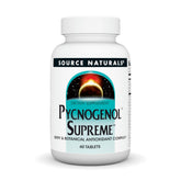 Source Naturals envase frontal mostrando Pycnogenol Supreme y fácil dosificación