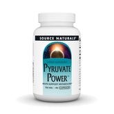 Source Naturals frasco frontal que muestra Pyruvate Power y etiqueta clara