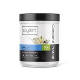 Soylent envase frontal vainilla mostrando diseño y beneficio práctico