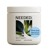 Sperm Support frontal del envase mostrando beneficios y diseño claro