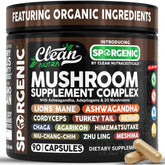 Clean Nutraceuticals frente del envase mostrando mezcla orgánica