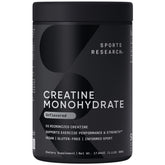 Sports Research envase frontal mostrando 100 porciones y beneficio de pureza
