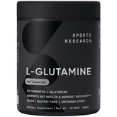 Sports Research envase frontal mostrando el producto y beneficios clave