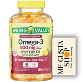 ME GUSTA SHOP spring valley frasco frontal mostrando etiqueta clara y beneficios