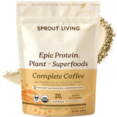 Sprout Living envase frontal mostrando etiqueta y beneficios