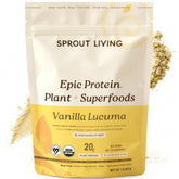 Sprout Living empaque frontal mostrando etiqueta clara y beneficios