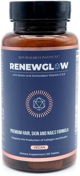 SRILabs Renewglow frente del envase mostrando la formulación y beneficios
