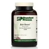 Standard Process Bio-Dent envase frontal mostrando presentación y duración