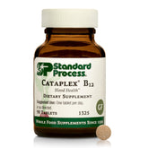 Standard Process Cataplex B12 frente del envase mostrando diseño y cantidad 90 tabletas