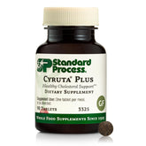 Standard Process Cyruta Plus frente del envase mostrando 90 tabletas y apoyo circulatorio