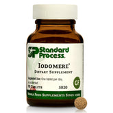 Standard Process Iodomere frente del envase mostrando 90 tabletas y claridad de marca