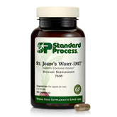 Standard Process Inc. frasco frontal mostrando 90 cápsulas y beneficios