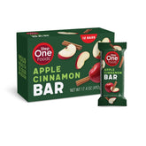 Step One Foods empaque frontal mostrando barras y beneficios