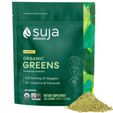 Suja packaging delantero mostrando bolsa y marca, facilita identificación rápida