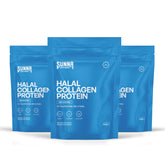SUNNA SUPPLEMENTS envase frontal mostrando pack de 3 y pureza
