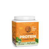 Sunwarrior envase frontal mostrando diseño y beneficio de proteína limpia