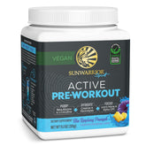 Sunwarrior envase frontal mostrando diseño y beneficios para rendimiento