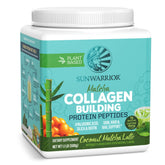 Sunwarrior envase frontal Coconut Matcha mostrando diseño y beneficio nutricional