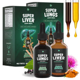 SuperBonsai bundle frontal mostrando ambas botellas para soporte dual