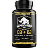 SuperDosing.com frasco frontal mostrando 90 cápsulas y dosis diaria