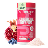 Supergut envase frontal pomegranate berry, presenta beneficios prebióticos