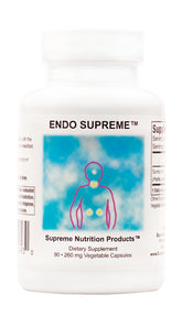 Supreme Nutrition frasco frontal mostrando 90 cápsulas y diseño claro