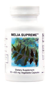 Supreme Nutrition Melia Supreme frontal del envase mostrando diseño y conteo